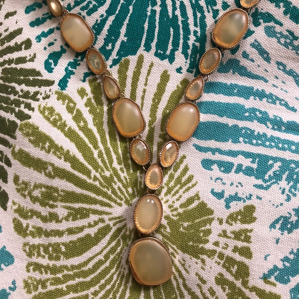 Long statement necklace